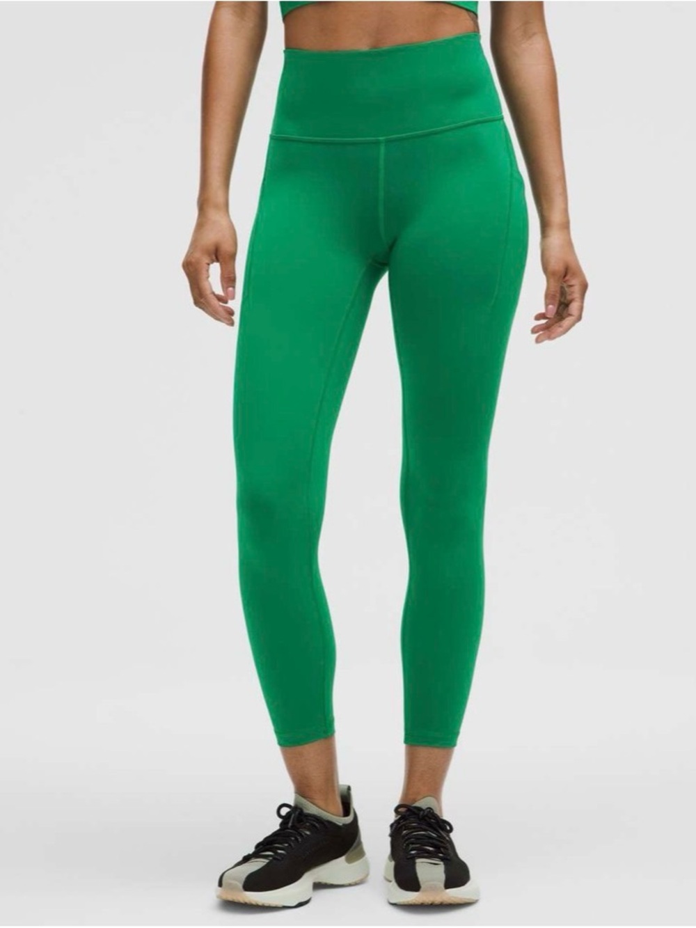 Lululemon Wunder Train High-Rise Tight with Pockets 25" Raceway Green 10 W5EPSS